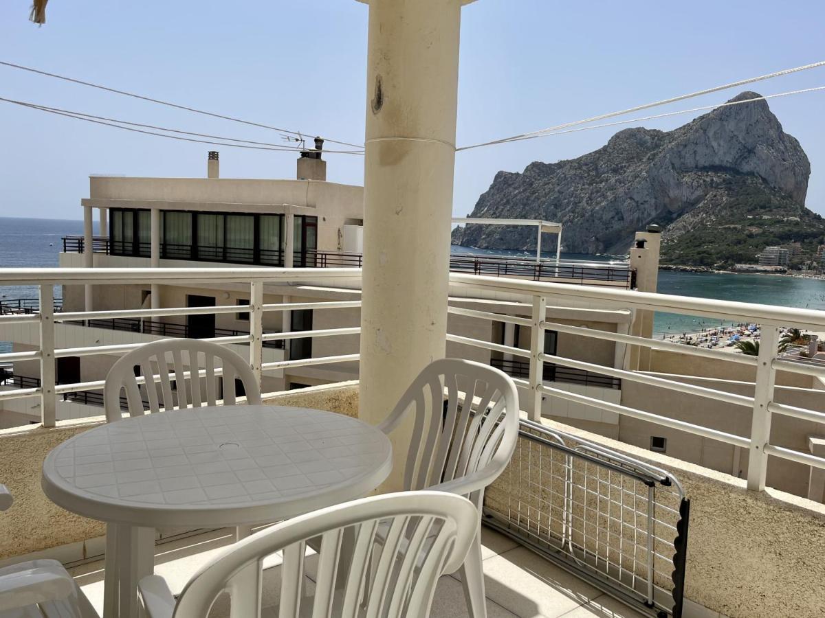 Primera Linea Con Piscina En Calp Exterior foto