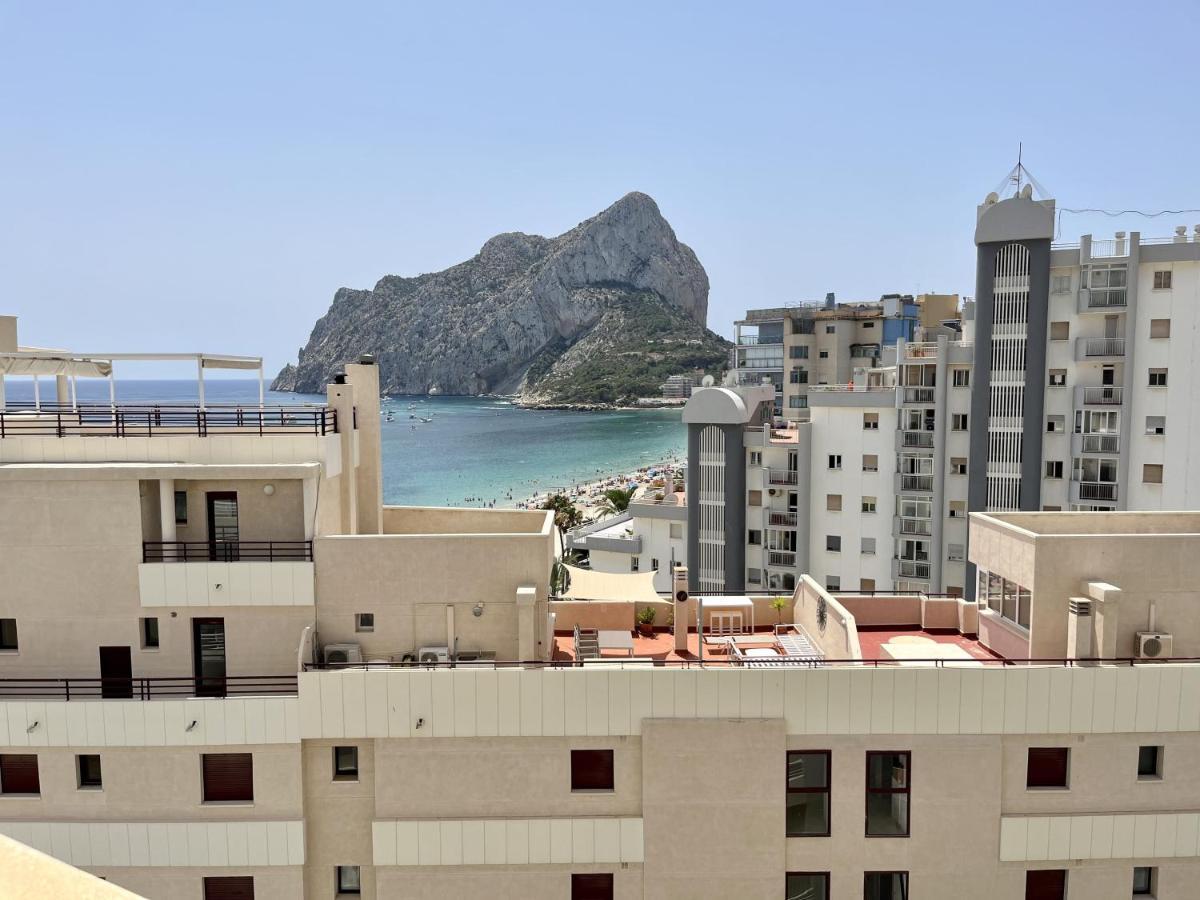 Primera Linea Con Piscina En Calp Exterior foto
