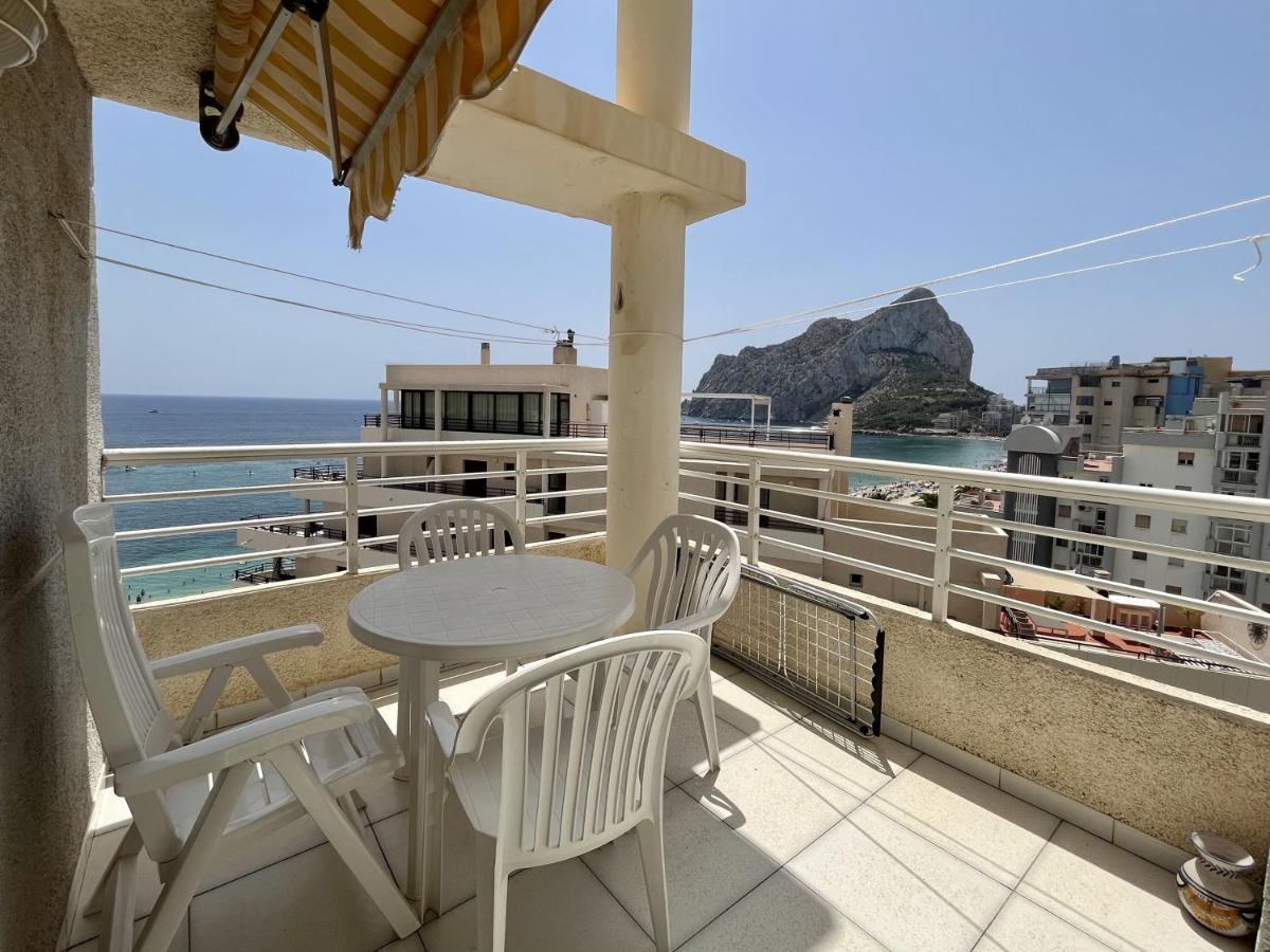 Primera Linea Con Piscina En Calp Exterior foto